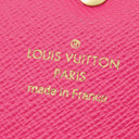 ルイヴィトン LOUIS VUITTON ポルトフォイユ エミリー M64202 モノグラム×ホットピンク モノグラムキャンバス 長財布 ゴールド金具 フラワーチャーム 二つ折り