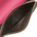 ルイヴィトン LOUIS VUITTON ポルトフォイユ エミリー M64202 モノグラム×ホットピンク モノグラムキャンバス 長財布 ゴールド金具 フラワーチャーム 二つ折り