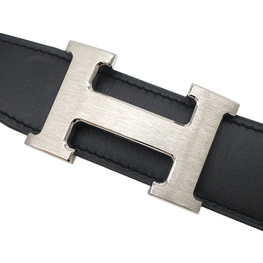エルメス HERMES コンスタンスH #90 ブラック トゴ スイフト #90 ベルト シルバー金具 ベルトバックル Hバックル リバーシブル キット 2024年製