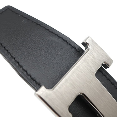 エルメス HERMES コンスタンスH #90 ブラック トゴ スイフト #90 ベルト シルバー金具 ベルトバックル Hバックル リバーシブル キット 2024年製