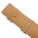 エルメス HERMES コンスタンスH #95 ブラック×ゴールド ボックスカーフ #80 ベルト シルバー金具 Hバックル リバーシブル キット