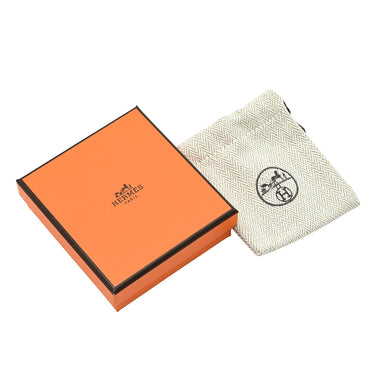 エルメス HERMES ポップアッシュ Hピアス ミニ マロングラッセ×ゴールド GP エナメル ピアス H型