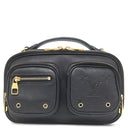 ルイヴィトン LOUIS VUITTON ユーティリティ クロスボディ M80450 ブラック カーフ 2WAYバッグ ゴールド金具 スポーティー 黒