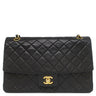 シャネル CHANEL マトラッセ 27 チェーンショルダー ブラック ラムスキン ショルダーバッグ ゴールド金具 シングルフラップ 黒