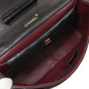 シャネル CHANEL マトラッセ 27 チェーンショルダー ブラック ラムスキン ショルダーバッグ ゴールド金具 シングルフラップ 黒
