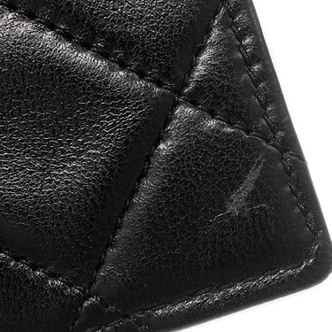 シャネル CHANEL マトラッセ 27 チェーンショルダー ブラック ラムスキン ショルダーバッグ ゴールド金具 シングルフラップ 黒