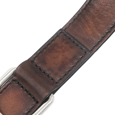 ベルルッティ BERLUTI エクスプローラー ボディバッグ ブラック PVCコーティングキャンバス ヴェネチアンレザー ボディバッグ シルバー金具 黒