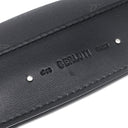 ベルルッティ BERLUTI エクスプローラー ボディバッグ ブラック PVCコーティングキャンバス ヴェネチアンレザー ボディバッグ シルバー金具 黒