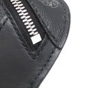 ベルルッティ BERLUTI エクスプローラー ボディバッグ ブラック PVCコーティングキャンバス ヴェネチアンレザー ボディバッグ シルバー金具 黒