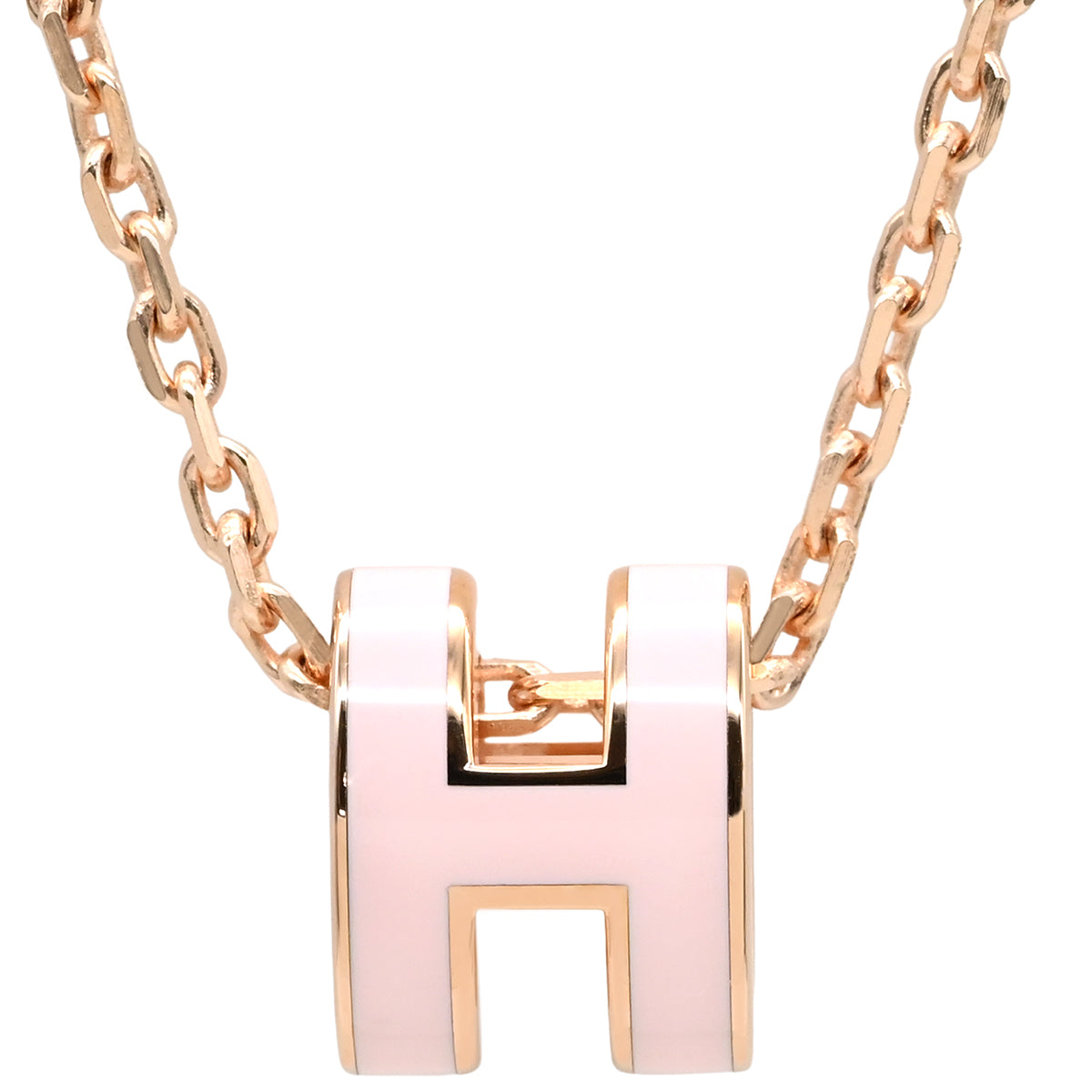 エルメス HERMES ポップアッシュ ミニ ペンダント ローズドラジェ