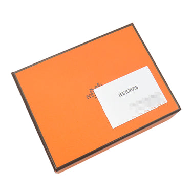 エルメス Hermes カルメン ジョーヌミルトン ラムスキン キーリング シルバー金具 薄イエロー 2024年製