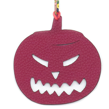 エルメス Hermes プティアッシュ ジャック オ ランタン ショコラ×ルージュアッシュ ヴォーエプソン トゴ バッグチャーム petit H