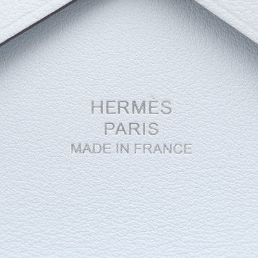 エルメス HERMES カルヴィ デュオ valises ブループリュム ヴォースイフト カードケース シルバー金具 未使用 フラグメントケース トランク柄 2025年製