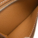 エルメス HERMES ベアン コンビネ ゴールド ヴォーエプソン 三つ折り財布 シルバー金具 茶 2025年製