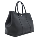 エルメス HERMES ガーデンパーティー PM ブラック ネゴンダ トートバッグ シルバー金具 黒