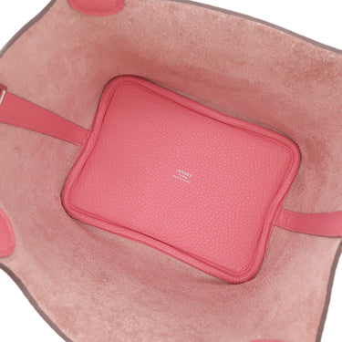 エルメス HERMES ピコタンロック 18 PM ローズアザレ トリヨンクレマンス ハンドバッグ シルバー金具 新品 未使用 2025年製