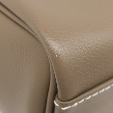 エルメス HERMES メッセンジャー ケリー PM エトゥープ エバーカラー ショルダーバッグ シルバー金具 グレージュ 2024年製