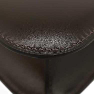 エルメス HERMES コンスタンス 24 ミロワール ショコラ ボックスカーフ ショルダーバッグ ゴールド金具 茶 2024年製