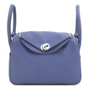 エルメス HERMES リンディ 26 トレサージュ ブルーブライトン×カプシーヌ×ブルーサフィール ヴォースイフト ヴォーエプソン 2WAYバッグ シルバー金具 青