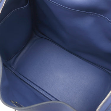 エルメス HERMES リンディ 26 トレサージュ ブルーブライトン×カプシーヌ×ブルーサフィール ヴォースイフト ヴォーエプソン 2WAYバッグ シルバー金具 青