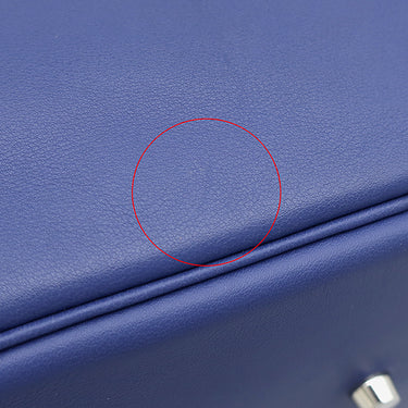 エルメス HERMES リンディ 26 トレサージュ ブルーブライトン×カプシーヌ×ブルーサフィール ヴォースイフト ヴォーエプソン 2WAYバッグ シルバー金具 青
