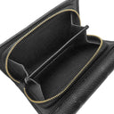 ルイヴィトン LOUIS VUITTON ポルトフォイユ メティス コンパクト M80880 ノワール モノグラムアンプラント 三つ折り財布 ゴールド金具 黒 小銭入れ