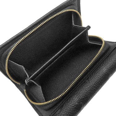 ルイヴィトン LOUIS VUITTON ポルトフォイユ メティス コンパクト M80880 ノワール モノグラムアンプラント 三つ折り財布 ゴールド金具 黒 小銭入れ