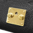 ルイヴィトン LOUIS VUITTON ポルトフォイユ メティス コンパクト M80880 ノワール モノグラムアンプラント 三つ折り財布 ゴールド金具 黒 小銭入れ