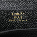 エルメス HERMES ベアンコンパクト ブラック ヴォーエプソン 二つ折り財布 ゴールド金具 コンパクトウォレット