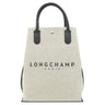 ロンシャン LONGCHAMP ショッピングバッグ 10211 HSG エクリュ コットンキャンバス トートバッグ シルバー金具 トート
