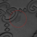 グッチ GUCCI グッチシマ マネークリップ付き 170580 ブラック メタル グッチシマレザー カードケース シルバー金具 黒 6ポケット