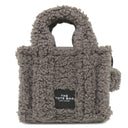 マークジェイコブス MARC JACOBS ザ テディ マイクロ トート H011M12FA22 グレー ポリエステル 2WAYバッグ シルバー金具 ショルダー ボア