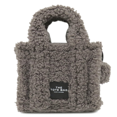 マークジェイコブス MARC JACOBS ザ テディ マイクロ トート H011M12FA22 グレー ポリエステル 2WAYバッグ シルバー金具 ショルダー ボア