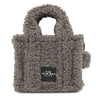 マークジェイコブス MARC JACOBS ザ テディ マイクロ トート H011M12FA22 グレー ポリエステル 2WAYバッグ シルバー金具 ショルダー ボア