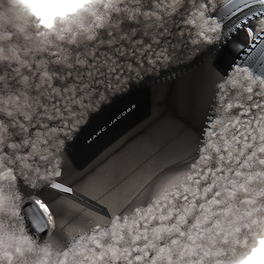 マークジェイコブス MARC JACOBS ザ テディ マイクロ トート H011M12FA22 グレー ポリエステル 2WAYバッグ シルバー金具 ショルダー ボア
