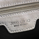 ジミーチュウ JIMMY CHOO ソフィア シルバー レザー 2WAYバッグ シルバー金具 SOFIA トート ショルダー 星 スター スタッズ メタリック
