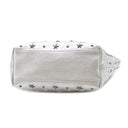 ジミーチュウ JIMMY CHOO ソフィア シルバー レザー 2WAYバッグ シルバー金具 SOFIA トート ショルダー 星 スター スタッズ メタリック