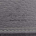 グッチ GUCCI ジップアラウンド ウォレット 822051 ダークグレー GGスプリームキャンバス 長財布 シルバー金具 PVC ラウンドジップ