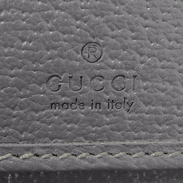 グッチ GUCCI ジップアラウンド ウォレット 822051 ダークグレー GGスプリームキャンバス 長財布 シルバー金具 PVC ラウンドジップ