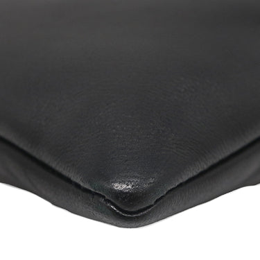 イヴ・サンローラン Yves Saint Laurent スモール カリプソ ポーチ 765025 ブラック ラムスキン クラッチバッグ ゴールド金具 黒 セカンドバッグ