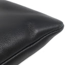 イヴ・サンローラン Yves Saint Laurent スモール カリプソ ポーチ 765025 ブラック ラムスキン クラッチバッグ ゴールド金具 黒 セカンドバッグ