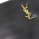 イヴ・サンローラン Yves Saint Laurent スモール カリプソ ポーチ 765025 ブラック ラムスキン クラッチバッグ ゴールド金具 黒 セカンドバッグ