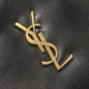 イヴ・サンローラン Yves Saint Laurent スモール カリプソ ポーチ 765025 ブラック ラムスキン クラッチバッグ ゴールド金具 黒 セカンドバッグ