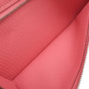 エルメス HERMES ベアンスフレ ローズリップスティック シェーブル 長財布 シルバー金具 二つ折り財布