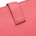 エルメス HERMES ベアンスフレ ローズリップスティック シェーブル 長財布 シルバー金具 二つ折り財布