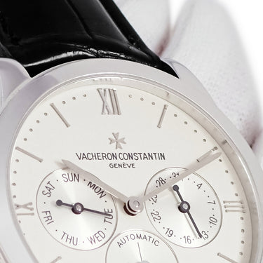 腕時計 ヴァシュロン・コンスタンタン VACHERON CONSTANTIN デイデイト 36mm 42009/000G-9047 自動巻き メンズ OH済 K18WG無垢 バー ローマン