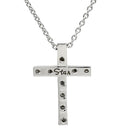 スタージュエリー STAR JEWELRY ダイヤ クロスネックレス ホワイトゴールド K18WG ダイヤモンド ネックレス 18K 750 WG