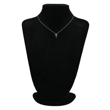 スタージュエリー STAR JEWELRY ダイヤ クロスネックレス ホワイトゴールド K18WG ダイヤモンド ネックレス 18K 750 WG