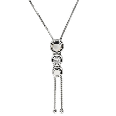 タサキ TASAKI トリロジー ホワイトゴールド K18WG ダイヤモンド ネックレス TASAKI ダイヤ 0.56ct 3石 3粒 Au K18 750WG