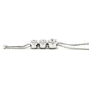 タサキ TASAKI トリロジー ホワイトゴールド K18WG ダイヤモンド ネックレス TASAKI ダイヤ 0.56ct 3石 3粒 Au K18 750WG